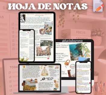 Hoja de notas