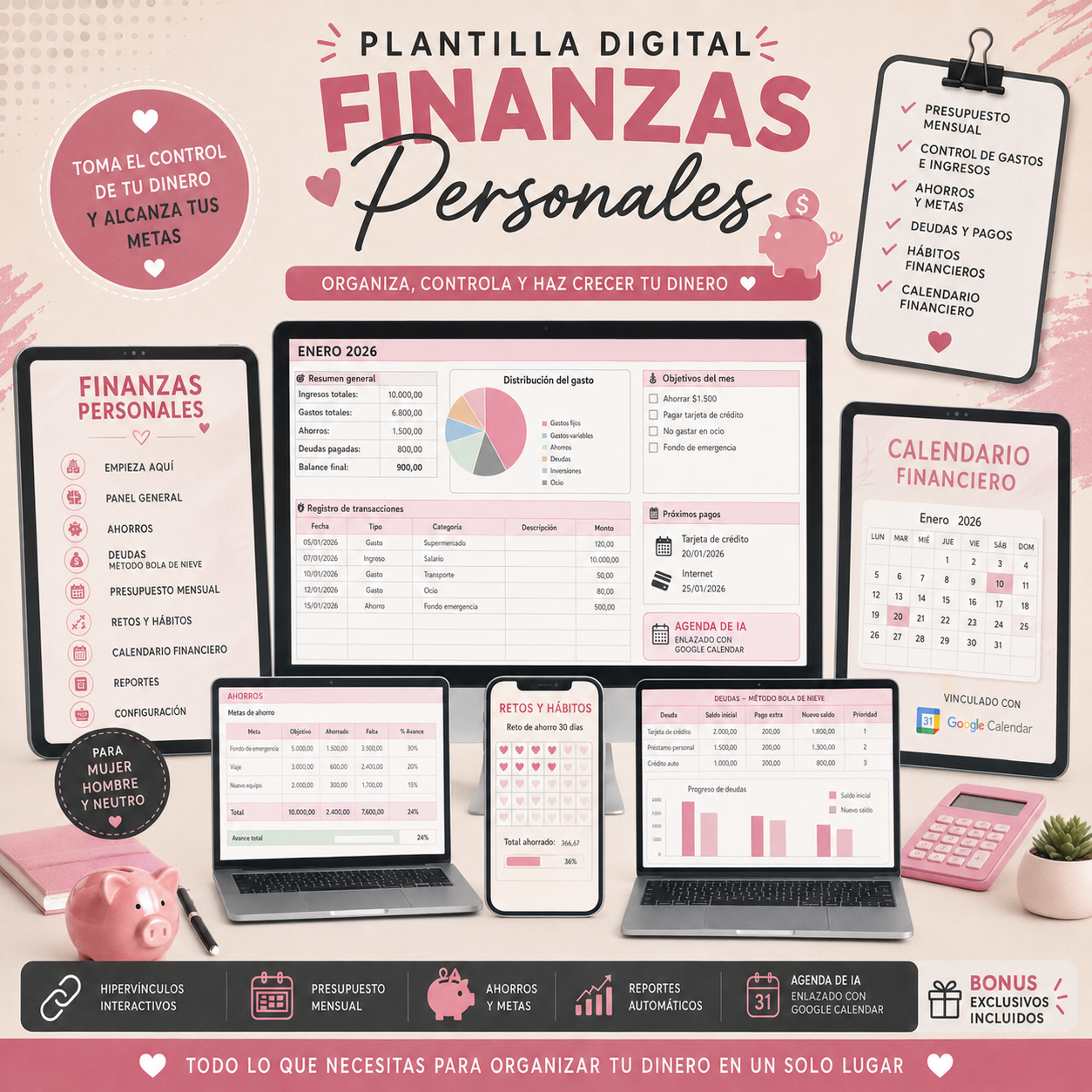 Plantilla de Finanzas Personales