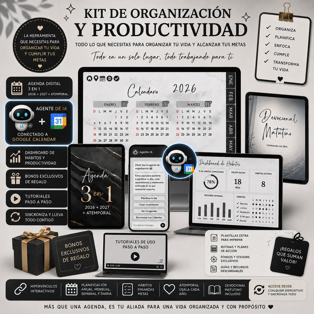 Kit de Organización y Productividad