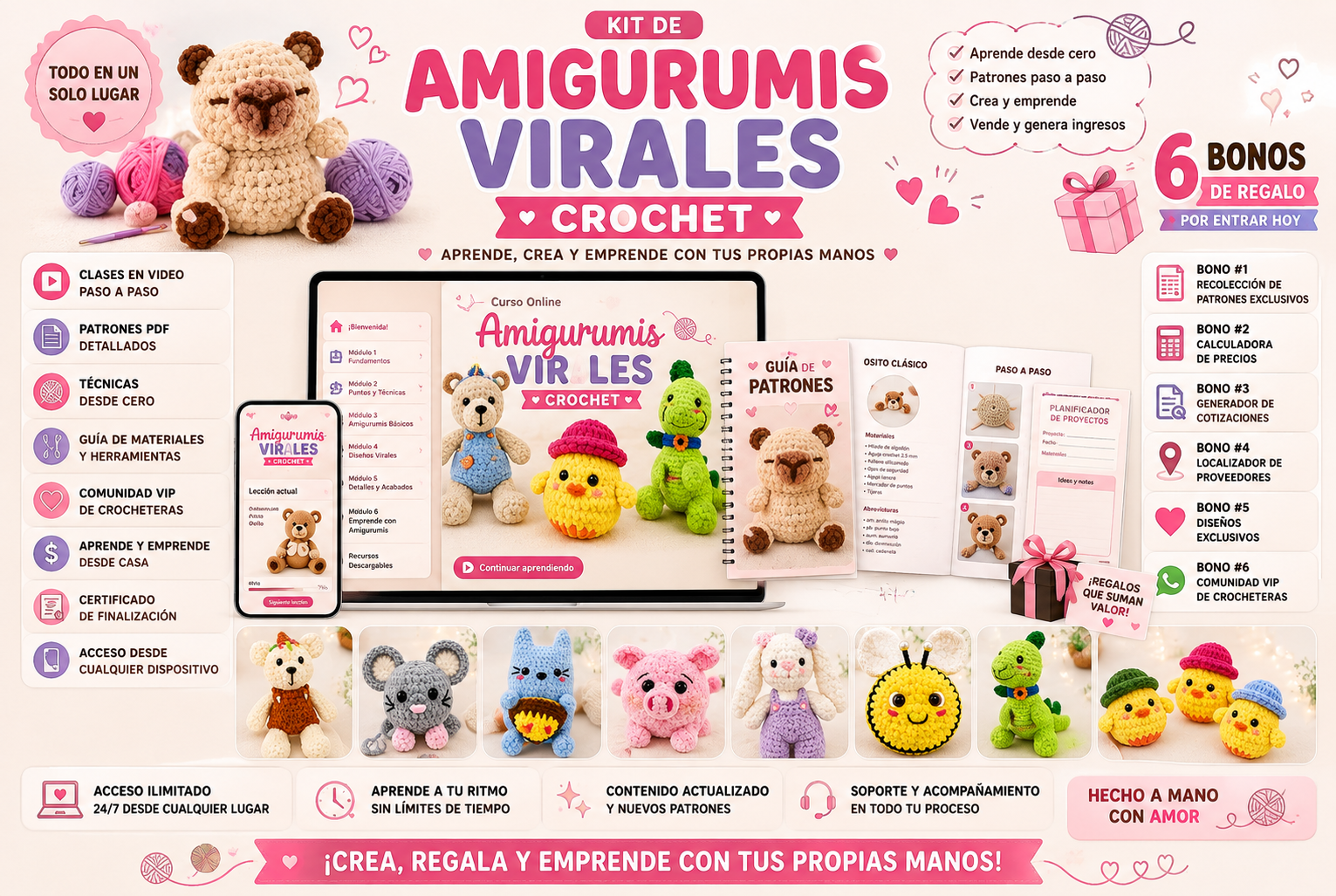 Curso Online Amigurumis Virales